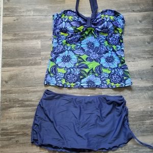 2 piece swimsuit size 16
